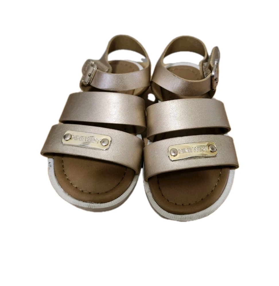Nine West Toddler Gold Color Sandals